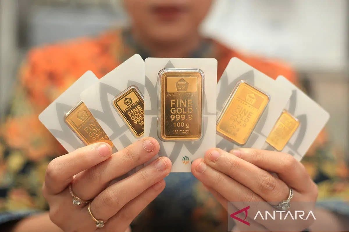 Harga Emas Antam Naik, Sentuh Rp2.504.000 per Gram