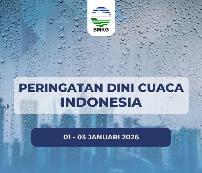 BMKG Rilis Peringatan Dini Hujan Lebat di Aceh Tengah pada 3 Januari 2026